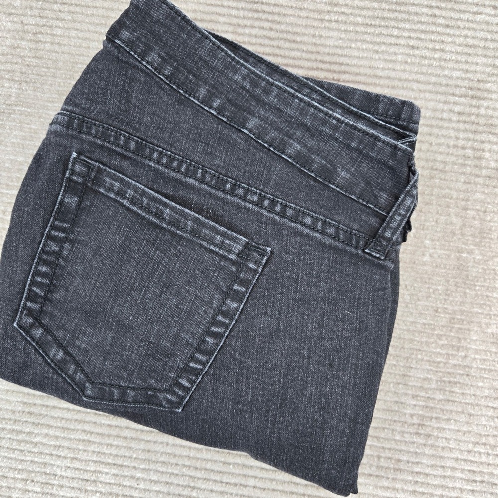 Torrid Womens 16R Black Distressed Ripped Skinny Denim Jeans